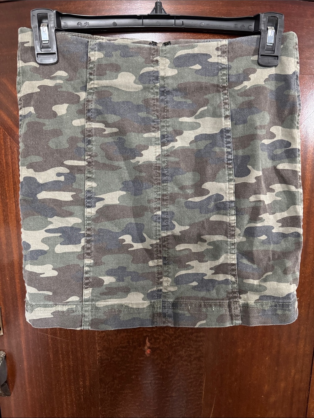 Free People Camo Print Mini Skirt